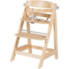 Seggiolone - ROBA - SIT UP CLICK & FUN - Vassoio porta-pasto rimovibile - Altezza regolabile - Fino a 70 kg - Legno naturale