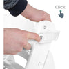 Seggiolone - ROBA - SIT UP CLICK & FUN - Vassoio porta-pasto rimovibile - Altezza regolabile - Fino a 70 kg - Legno laccato bianco