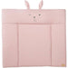 Materassino fasciatoio - ROBA - Lily Rosa faccia di coniglio - 85 x 75 cm - Rosa