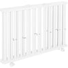 Box pieghevole per bambini - ROBA - LITTLE STARS - 75 x 100 cm - Altezza regolabile - 4 ruote frenate - Legno laccato bianco - Motivo a stelle