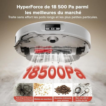 ROBOROCK QREVO CURV - Robot Aspirapolvere con Stazione Multifunzione 3.0 - 18500 Pa - Sistema Anti-Groviglio
