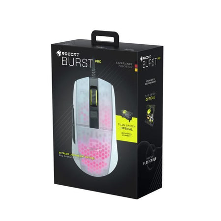 Mouse da gioco ROCCAT BURST PRO - Bianco