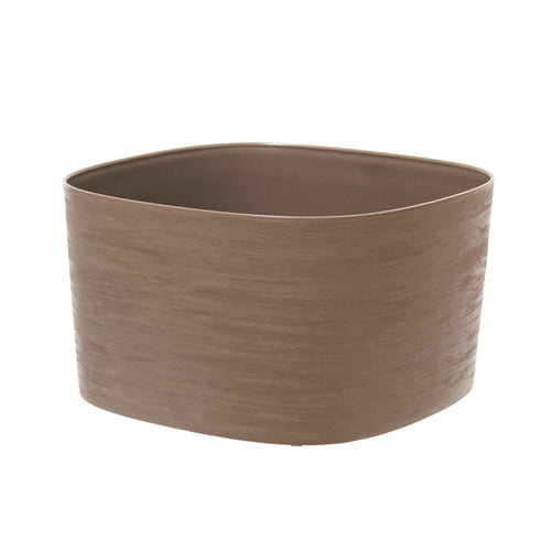 Vaso ecologico Rodi in plastica 100% riciclata da esterno per fiori e piante