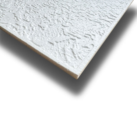 10 o 20mq (40 oppure 80 pezzi) di pannello decorativo a soffitto in polistirene compatto 50x50cm (spess. 1cm) RODOS - Eternal Parquet