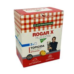 Rogar X Plus Extra Tris Kg.1,5 Esca Topicida in Grano Mayer Braun cf.3x500 gr.