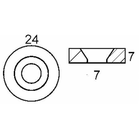 Rondella 2-25 Hp In Zinco