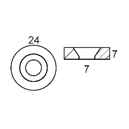 Rondella Zn Tohatsu 15/18Hp-5Maxi