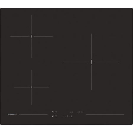 Piano cottura in vetroceramica - ROSIERES - 3 fuochi - 5500 W - Comandi touch - 59 x 52 cm - RKD73CT