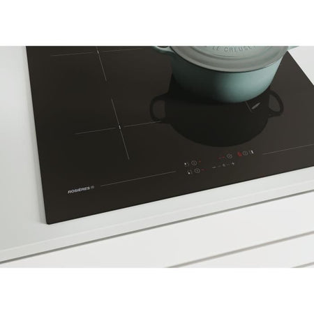 Piano cottura in vetroceramica - ROSIERES - 3 fuochi - 5500 W - Comandi touch - 59 x 52 cm - RKD73CT