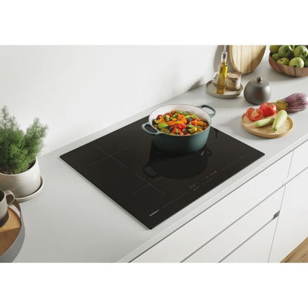 Piano cottura in vetroceramica - ROSIERES - 3 fuochi - 5500 W - Comandi touch - 59 x 52 cm - RKD73CT