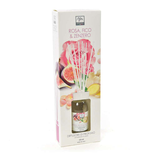 Diffusore Ambiente 125 ml Rosa, Fico e Zenzero