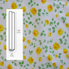 ***MEGA STOCK*** Rotolo da 20 metri (H140cm) di Tovaglia PVC telata cerata Per Casa, Sagre, Pizzerie ROSE GIALLE