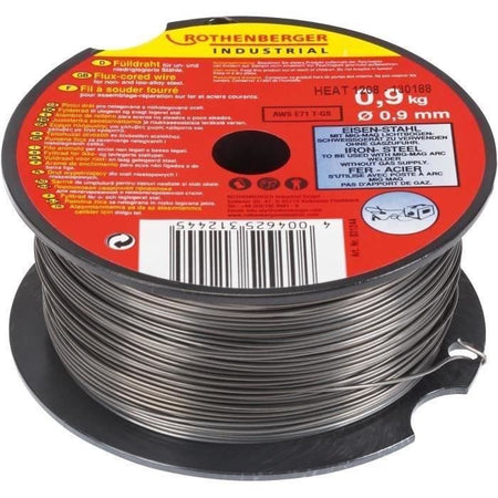 BOBINA ROTHENBERGER IN FILO ANIMATO 0,9MM 0,9KG PER STAZIONE MIG / MAG