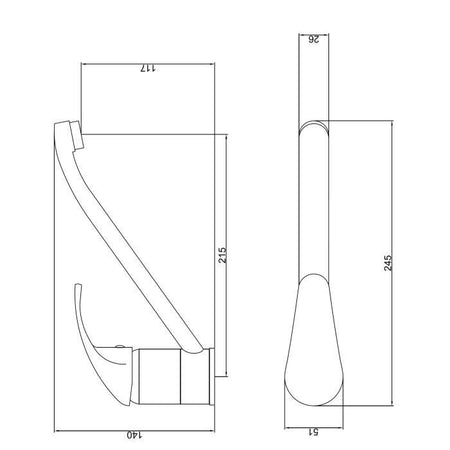 Belfort mixer cromato lavabo