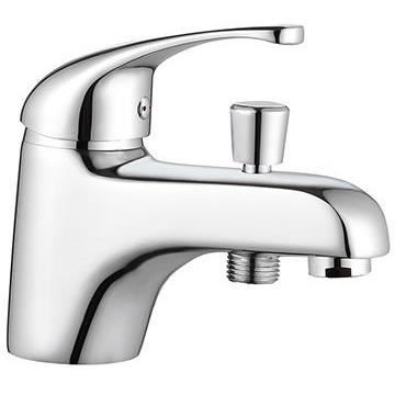 ROUSSEAU CARDIFF Miscelatore doccia vasca monoforo cromo - Risparmio idrico - Finitura lucida
