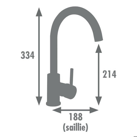 Kben miscelatore ottone spazzolato
