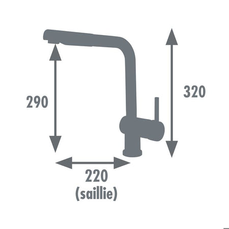 nero mixer cromato Matsouko