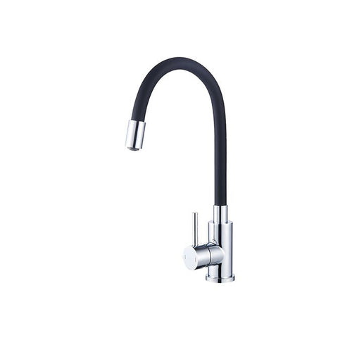 ROUSSEAU Miscelatore da cucina Kben - Senza doccia - Modulo di memoria - Grigio e nero