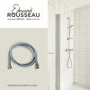 Flessibile doccia - ROUSSEAU - Dadi metallici antitorsione - Pressione 1 bar - Lunghezza 1,75 m - Acciaio inox cromato a doppia graffatura