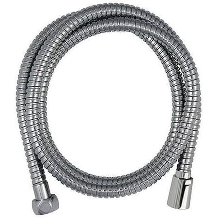 Flessibile doccia - ROUSSEAU - Dado metallico antitorsione - Crimpature di sicurezza - Lunghezza 1,75 m - Acciaio inox cromato a presa singola
