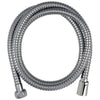 Flessibile doccia - ROUSSEAU - Dadi metallici antitorsione - Riduzione di portata - Lunghezza 2 m - Acciaio inox cromato a doppia graffatura