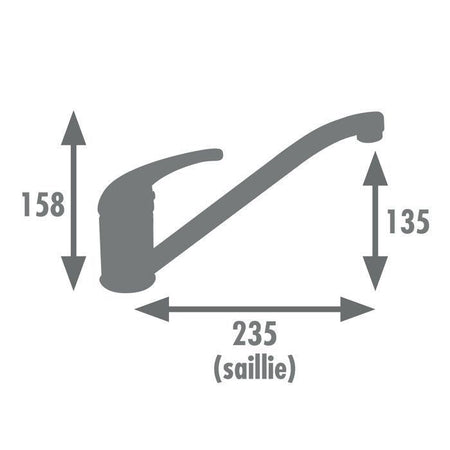 Miscelatore lavello ráva NC