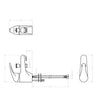 Miscelatore doccia singolo foro