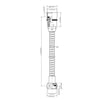 tubo doccia 1,5 m NF