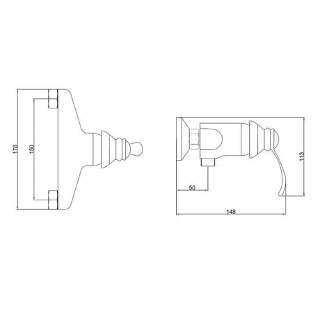 Miscelatore doccia cromo BYRON