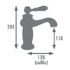MARPLE miscelatore lavabo cromo