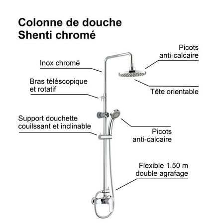 Combidouche shenti cromo