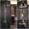 ROUSSEAU Colonna doccia con miscelatore Byron - Bronzo antico