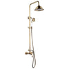 ROUSSEAU Colonna doccia con miscelatore Byron - Bronzo antico