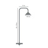 ROUSSEAU Colonna doccia con miscelatore Byron - Bronzo antico