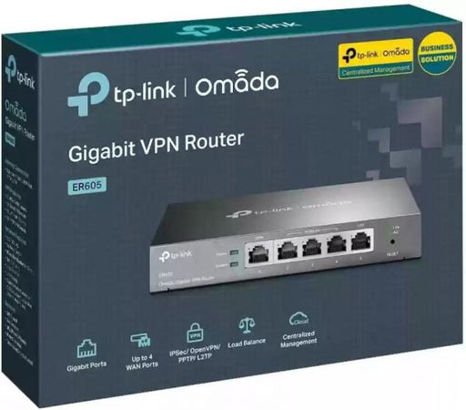 ROUTER TP-LINK MULTI-WAN 1 PORTA GBWAN + 3 PORTE GBWAN/LAN 20IP