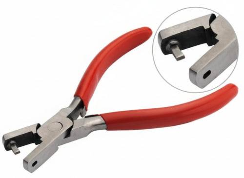 Pinza per fare fori rettangolari nei cinturini - Pliers for making rectangular holes in straps