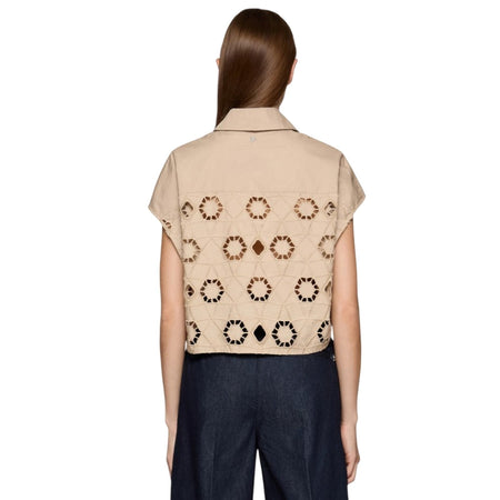 DONDUP camicie donna dondup - camicia - beige da donna