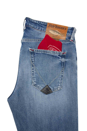 Roy Roger's Jeans uomo 517 special man denim elast. Dirty Dozen denim