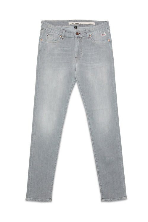 Roy Roger's jeans uomo 517 special Man denim elas emfield denim grey