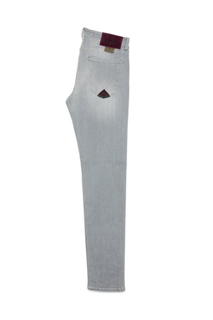 Roy Roger's jeans uomo 517 special Man denim elas emfield denim grey