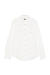 Roy Roger's camicia uomo martin man oxford washed white