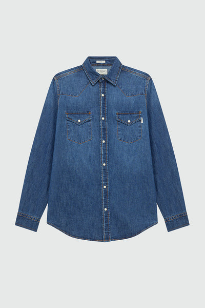 Roy Roger's camicia uomo Martin Bruce denim