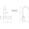 Rubinetto Mixer Canna Piatta