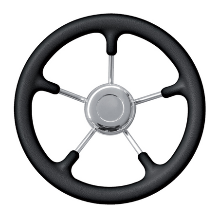 Ruota Timone Nero Ø Mm.350