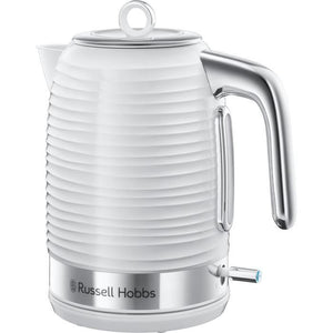 Bollitore Russell Hobbs 24360-70 Inspire 1.7L, ebollizione rapida, livello dell'acqua visibile, filtro anticalcare - bianco