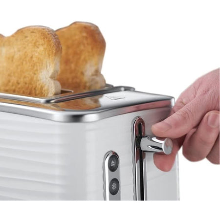 Russell Hobbs 24370-56 Inspire XL tostapane tostapane, controllo doratura, scongelamento, riscaldamento, scalda forno - bianco