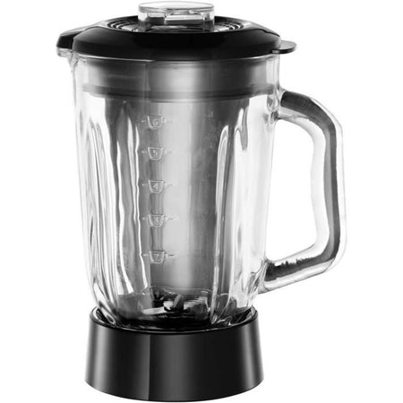 Frullatore - RUSSELL HOBBS - Nero opaco 24722-56 - 650 W - Nero opaco - Ciotola in vetro da 1,5 L - 2 velocità + impulso