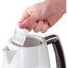 Russell Hobbs 28080-70 Struttura Bollitore 1.7L, Bollitore Rapido, Consuma Meno Energia, Base Multidirezionale 360 - Bianco
