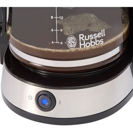 Macchina per il caffè - RUSSELL HOBBS - HEATON - 1,25 L - Nero / Acciaio inossidabile