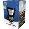 Macchina per il caffè - RUSSELL HOBBS - HEATON - 1,25 L - Nero / Acciaio inossidabile
